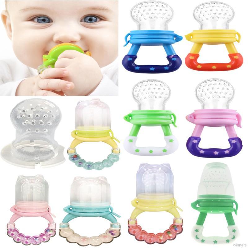 Baby Food Nipple Feeder Silicone Pacifier Fruits Meat Feeding Tool Supplies