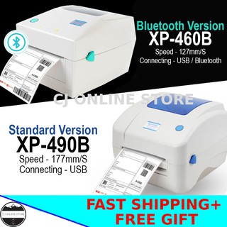 XPrinter XP-490B Thermal Printer Shipment Waybill & Barcode Label Sticker Ecommerce Shipping Logistics Bluetooth Poslaju (1)