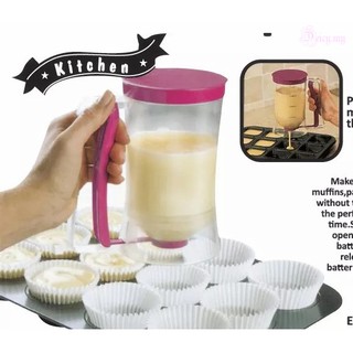 🍰900ml Cupcake Pancake Cake Batter Dispenser Mix Pastry Jug Baking Maker Tools
