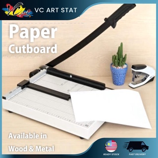 Paper Cutboard A4/ A5 / B3 / B4 (Wood/Metal) - Document Cutter Trimmer