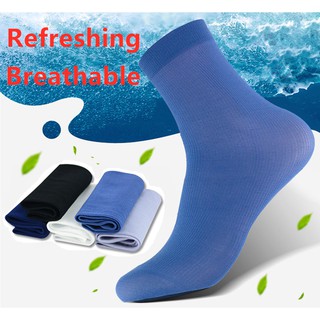 Summer thin section breathable socks comfortable men's socks are not easy to produce foot odor independent packaging