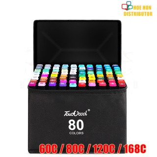 Touch Cool Dual Tip Design Draft Drawing Sketch Art Marker 1.5mm - 6mm 60 80 Color 120 168 Colour Alpha Alternative (1)