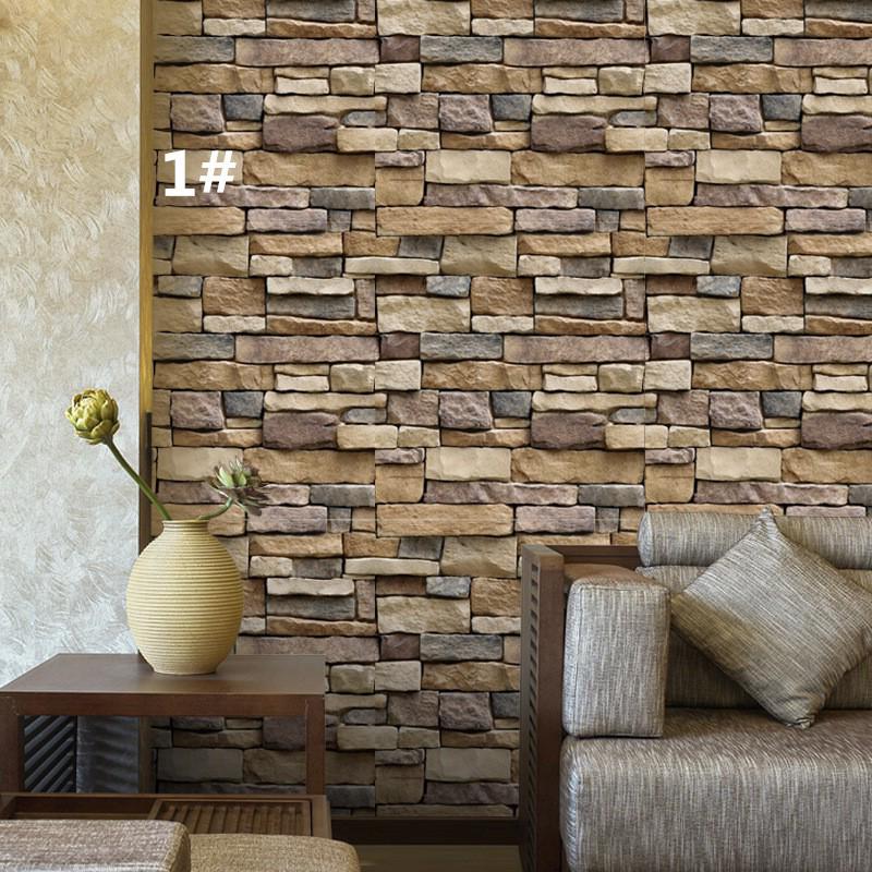 45cm*100cm Self-adhesive Mosaic Tile Wall Art Restroom Decor 3D Wallpaper New