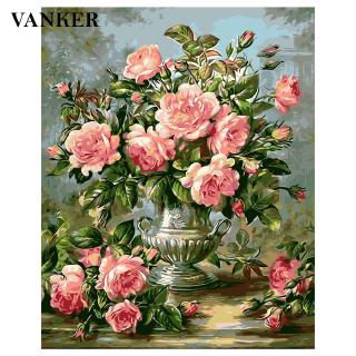 vanker DIY Oil Painting By Numbers Art Paintworks Home Decor Art Paintworks With For Kids Adults Beginner Marvelous
