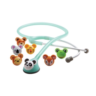 Spirit CK-F606PF Fun Animal Pediatric Stethoscope Green (Original) Warranty 1 Year