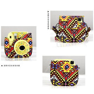 For Fujifilm Polaroid Instax Mini 8 Camera PU Leather Case Shoulder Bag Cover