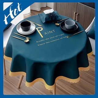 Ready stock Home living LM.Tablecloth Waterproof Oil-proof Anti-scald Washable Dining Table Coffee Table Table Household Fabric Cover Table Mat