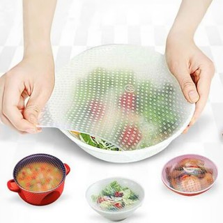 Reusable Silicone Wrap Seal Vacuum Food Magic Wrap Multifunctional Food Fresh Kitchen Tool