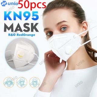 50 pcs kn95 mask korean mask Reusable 4 Layers Protective 3D For Adult 呼吸阀口罩