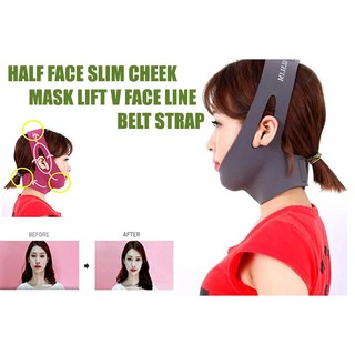 Half Face Slim Cheek Mask Lift V Face Line Belt Strap/Pembentuk Muka