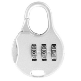 Poly-Pac 3 Digit Combination Travel Lock Metal Luggage Lock with Safe Cipher