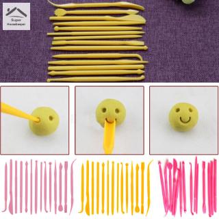 SHK New 14pcs Mini Plastic Crafts Clay Modeling Tool for Shaping and Sculpting