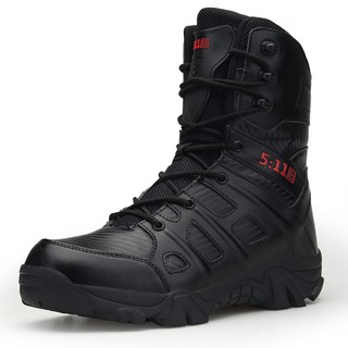 READY STOCK 5.11 Size 39-47 Army Men's Tactical Boots Outdoor Hiking Combat Swat Boot Kasut Tentera