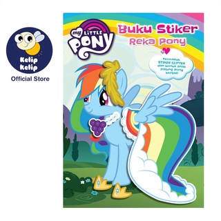 My Little Pony Buku Stiker Reka Pony Dengan Banyak Stiker Menarik Untuk Kanak Kanak