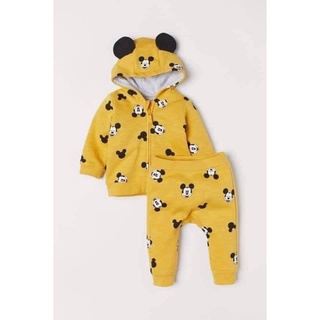 [3M-6Y] HM Kids Design Set Sweatshirt Pyjamas Hoodies Boy Girl |Mickey|Minnie|Simba|