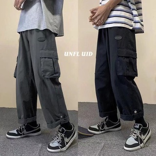Men 's overalls Japanese Jeans Male Plus Velvet Straight Loose Hong Kong