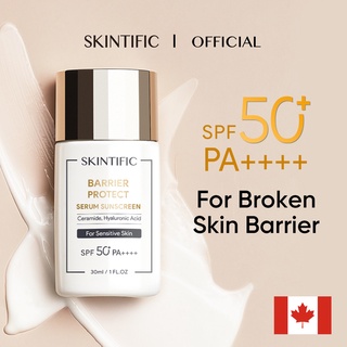 SKINTIFIC SPF50 PA++++ BARRIER PROTECT SUNSCREEN For damaged skin barrier, sensitive skin 30ML (1)