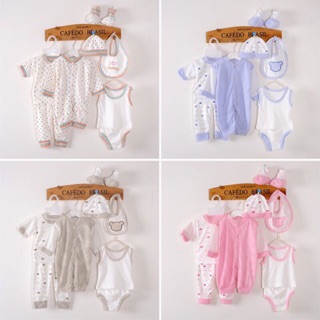 ReadyStok 8pcs set newborn romper baju clothing girl boy clothe baby Gift Hadiah untuk bayi Baju Bayi 8 helai
