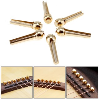 Copper Brass Guitar Bridge Pin Strings Nail Pegs