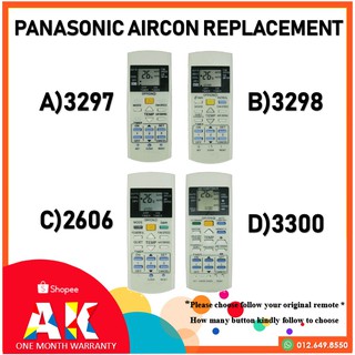 Panasonic Air Conditioner Remote Control Replacement