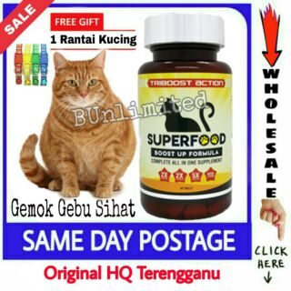 💥Hot Borong🔥 Superfood Vit Kucing gemuk, gebu,atasi bulu gugur, kurap fungus, kurang selera mkn.Viral vitamin kucing