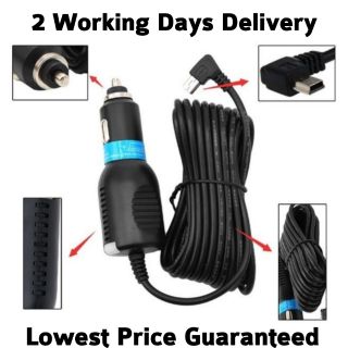 3.5m Mini USB Car Power Charger Adapter Cable Cord For GPS Car Camera