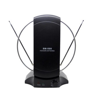 (READY STOCK) SM-580 VHF & UHF Indoor TV Antenna With Amplifier (1)