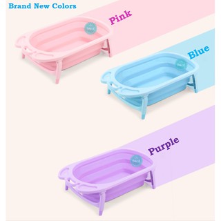 BABY A 2018 New Collapsible Foldable Portable Baby Bath Tub-Blue, Pink or Purple -Extra Large