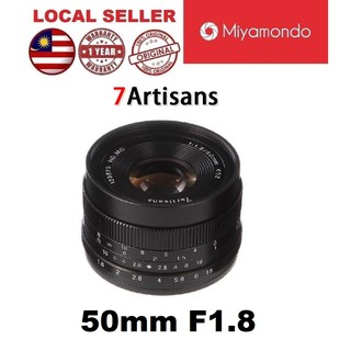7artisans 50mm F1.8 Lens for Sony E Fujifilm X Canon M Olympus Panasonic MFT