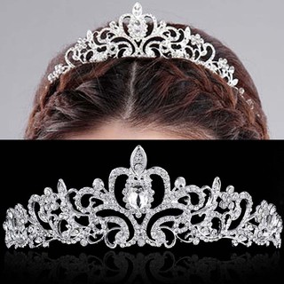 Bridal Bridesmaid Wedding Prom Crystal Rhinestone Diaman Crown Tiara Headband