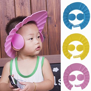Cali☆Baby Kid Shampoo Shower Bathing Bath Protect Ear Wash Hair Cap Hat (1)