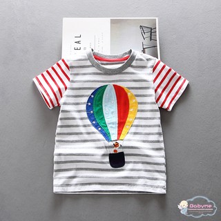 6 Style Baby Boys Girls Soft Cotton T-shirt Cartoon Pattern Shirt Tops
