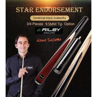 RILEY RHY100 Snooker Cue 3/4 Handmade Billiard cue 9.5mm Tips Free accessories