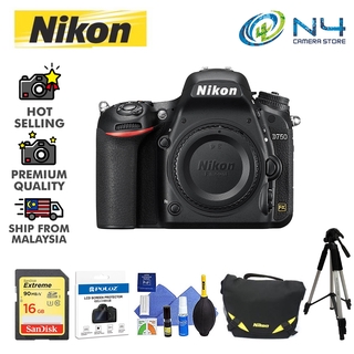 Nikon D750 (Body) + Extreme Card (16GB) + Screen Protector + Cleaning Kit + DSLR Bag