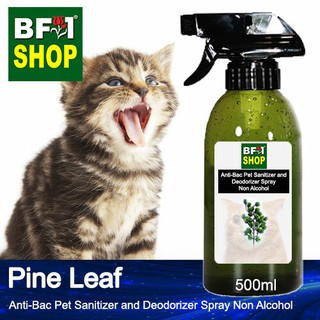 BF1 Antibacterial Pet Sanitizer Deodorizer Spray (ABPSD-Cat) - Non Alcohol - Pine Leaf - 500ml - Cat Kitten
