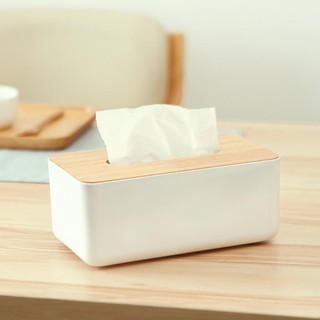 Wooden Tissue Box Home Tissue Container for Office Home Decoration