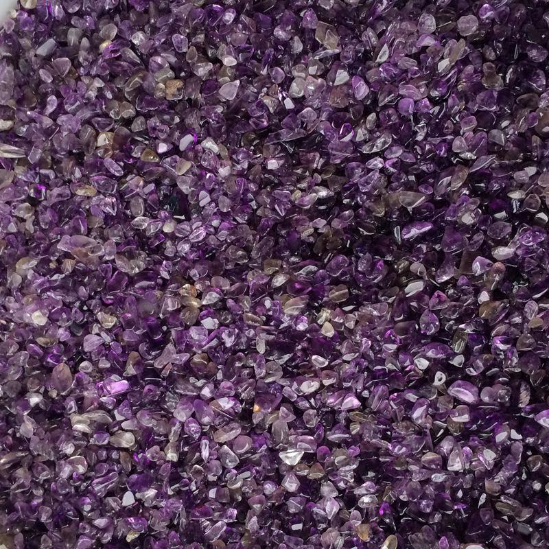 50g Natural Mini Amethyst Purple Point Quartz Crystal Stone Rock Chips 5-10MM