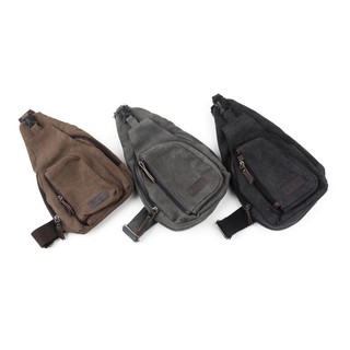 Man Canvas Zipper Flap Shoulder Bag Customized Sports cool men bag (1)