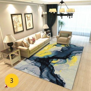 SOOFYLIA Home Carpet＆Tatami Karpet Gebu Rug Nordic Style Abstract Ink Pattern Living Room Carpet Floor Mats