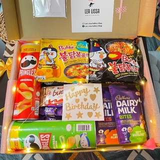 Ramen Samyang Gift Box / Snacks Gift Box / Happy Fun Gift Box 🍫🍭🎁🤩🥰🎊