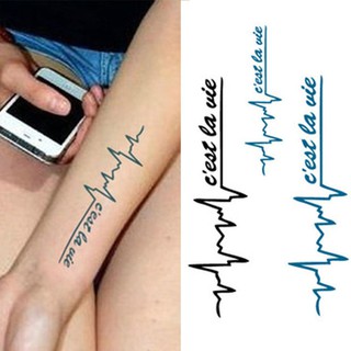 2Sheet Pattern Designs Henna Tatoo Arm Chest Fake Tattoo Body Art Sticker
