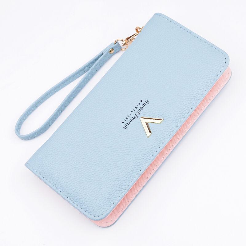 Wallet Women Long Fund Zipper Packet Student Big Capacity Hand Take Package ladies Mobile Phone purse