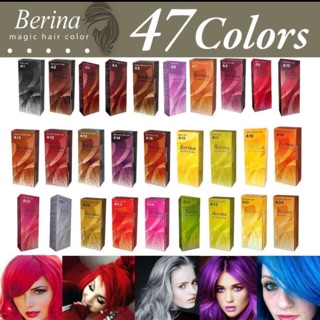 💕A33-A40💕 Berina Profesional Permanent Hair Colour Cream
