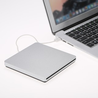USB 2.0 Portable Ultra Slim External DVD ROM Player Drive Reader Replacement for iMac/MacBook/MacBook Air/Pro Laptop PC