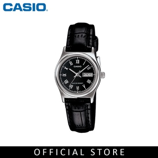 Casio General LTP-V006L-1B Black Leather Band Women Watch