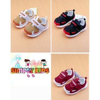 Kasut Budak Raya Lelaki 1-2 Tahun Baby Boy Toddler Shoes With Soft Soles Kids Shoes Functional Breathable Net Sports