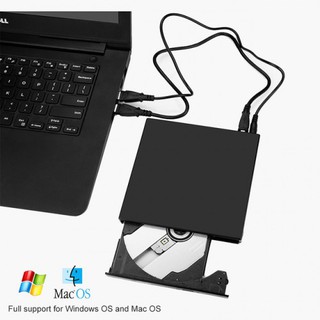 USB 2.0 External DVD Combo CD-RW Burner Drive For Mac,Windows 2000/XP/Vista/7/8/10,Ultra Notebook PC Desktop Computer