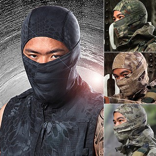 Tight Camouflage Balaclava Outdoor Ski Protection Full Face Neck Mask