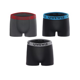 [Ready Stock] Men Solid Breathable Underwear Men's Comfortable Boxer Shorts
