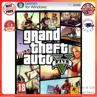 GTA V / 5 Grand Theft Auto Offline with DVD - PC Games